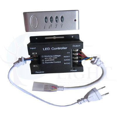 Контроллер LS для ленты RGB SMD 5050 (220V) с радио пультом 1440 W (до 100 м)