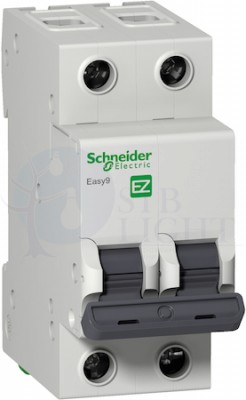 Автомат 2P 40А Easy9 (4.5 кА, B) Schneider Electric EZ9F14240