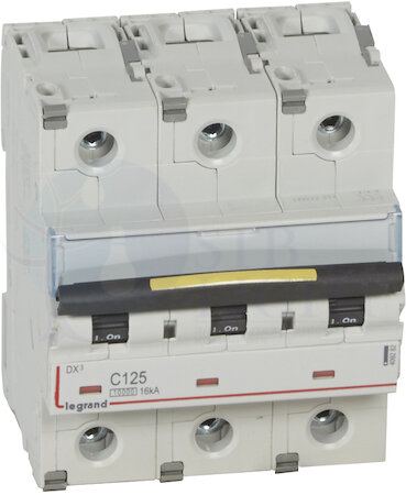 Автомат 3P 125А DX3 (16 кА, C) Legrand 409282