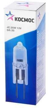 Лампа галогенная JC 35Вт G6.35 12В Космос LKsmJC12V35W КОСМОС LKsmJC12V35W