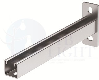 Кронштейн одиночный LAS, 41х41 мм, осн.500, нержавеющая DKC ДКС BBP4150INOX