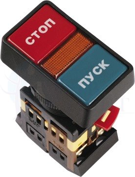 Кнопка РPВВ-30N "I-O" d30мм неон/240В 1з+1р IEK BBD20-PPBB-K51