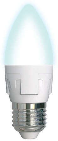 Лампа светодиодная LED 7вт 175-250В свеча матовая 600Лм Е27 4000К Uniel ЯРКАЯ Uniel UL-00002412