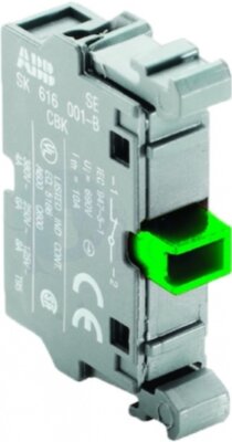 Контактный блок MCB-10G фронтального монтажа 1НО (позолоч) ABB 1SFA611610R1101