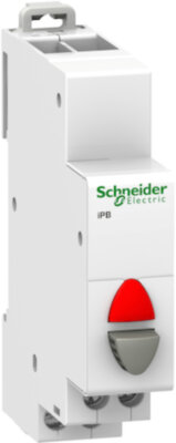 КНОПКА УПР-Я iPB 1НЗ СЕР+КРАСН ИНДИК-Р Schneider Electric A9E18037