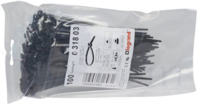Colring Хомут 3,5х140 черный (упак.=100шт.) Legrand 031803