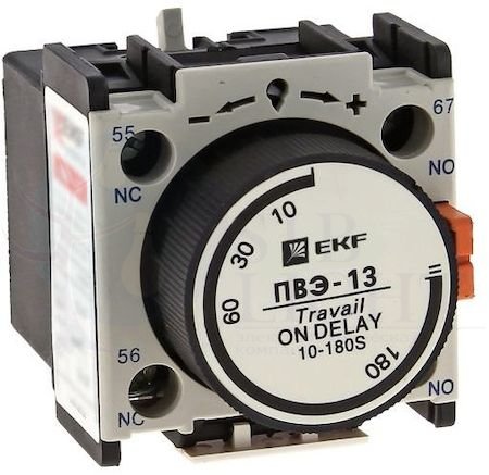Приставка выдержки времени включения ПВЭ-13 10-180сек NO+NC PROxima EKF ctr-st-13