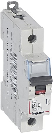 Автомат 1P 10А DX3 (10 кА, B) Legrand 407430