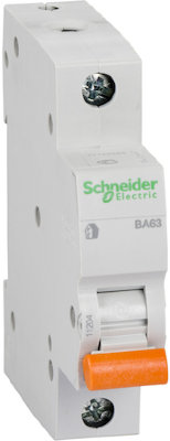 Автомат 1P 20А Домовой (4.5 кА, C) Schneider Electric 11204