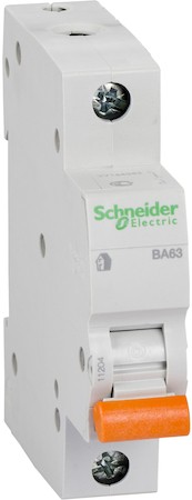 Автомат 1P 20А Домовой (4.5 кА, C) Schneider Electric 11204