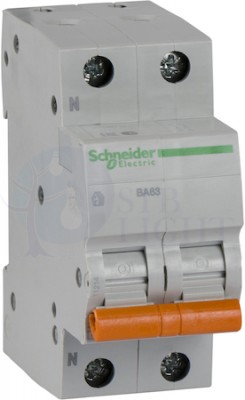 Автомат 1P+N 20А Домовой (4.5 кА, C) Schneider Electric 11214