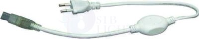 UCX-SK2/A67-NNN CLEAR 005 POLYBAG Соединитель (провод) для светодиодных лент 220В 3528, 2 контакта, цвет прозрачный Uniel 10830