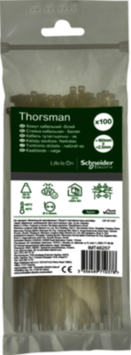 СТЯЖКА КАБЕЛЬНАЯ 160х2.5 БЕЛАЯ (100шт) Schneider Electric IMT46257