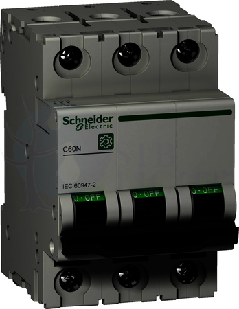 Автомат 3P 10А Multi9 (20 кА, D) Schneider Electric M9F12310