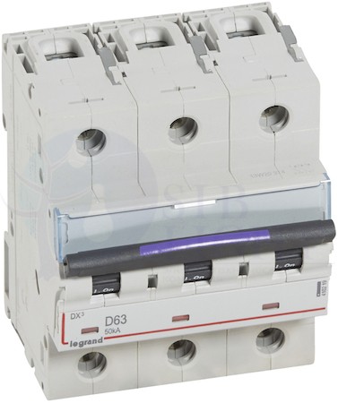 Автомат 3P 63А DX3 (50 кА, D) Legrand 410219