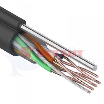 Кабель UTP 4х2х24AWG кат.5е медь наруж. прокл. с тросом 305м (м) REXANT 01-0046
