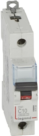 Автомат 1P 10А DX3 (6 кА, C) Legrand 407668