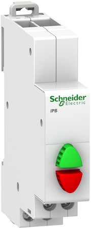 КНОПКА УПРАВЛЕНИЯ iPB КРАСНАЯ/ЗЕЛЕНАЯ 1НЗ/1НО Schneider Electric A9E18034