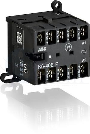Миниконтактор K6-40-E -F 3A (400В AC3) катушка 110В AC ABB GJH1211003R8404