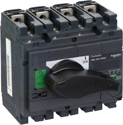 ВЫКЛЮЧАТЕЛЬ-РАЗЪЕД. INS250 200A 4П Schneider Electric 31103
