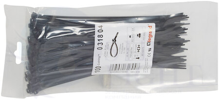 Colring Хомут 3,5х180 черный (упак.=100шт.) Legrand 031804