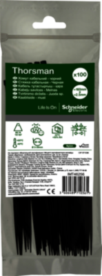 СТЯЖКА КАБЕЛЬНАЯ 160х2.5 ЧЁРНАЯ (100шт) Schneider Electric IMT46256