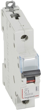 Автомат 1P 1А DX3 (10 кА, C) Legrand 407662