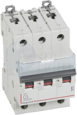 Автомат 3P 3А DX3 (6 кА, C) Legrand 407853