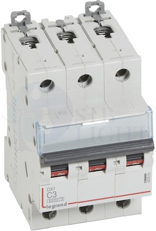 Автомат 3P 3А DX3 (6 кА, C) Legrand 407853