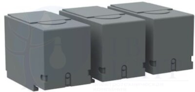 Комплект клеммных крышек OTS400G1S/3 короткая серая комплект = 3 крышки ABB 1SCA022736R9060