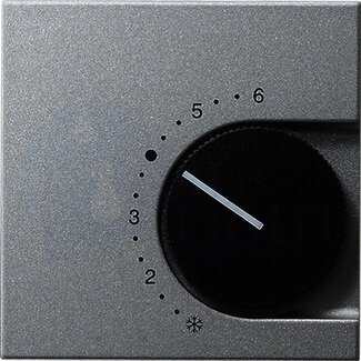 Крышка для терморегулятора System55 (алюминий) Gira 149626