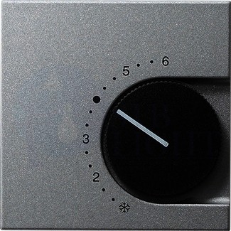 Крышка для терморегулятора System55 (алюминий) Gira 149626