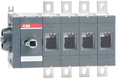 Рубильник OT315ES04 до 315А 4-полюсный бок. управление (без ручки) ABB 1SCA022860R1510