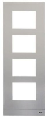 Рамка станции вызова, размер 4, серебристый ABB 51024CF-A