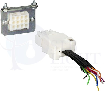 РАЗЪЕМ НА 9 ПРОВОДОВ (2 ЧАСТИ)NSX100-250 Schneider Electric LV429272