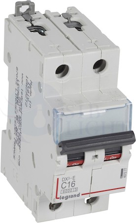 Автомат 2P 16А DX3 (6 кА, C) Legrand 407277