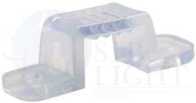 Крепление для светодиодной ленты 220В шириной 10х7мм марка UCC-K10 CLEAR 050 POLYBAG Uniel 10833