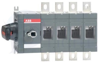 Рубильник OT315ES04K до 315А 4-полюсный бок. управление (в сборе) ABB 1SCA022860R1600