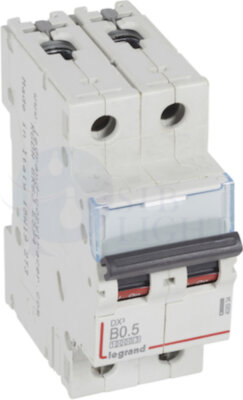Автомат 2P 0.5А DX3 (16 кА, B) Legrand 408934