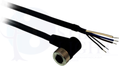 КАБ. С КОННЕКТ. М12,5 PIN, 5М,РАЗЪЕМ УГ. Schneider Electric XZCP12V12L5