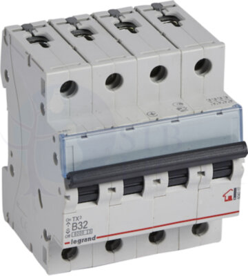 Автомат 4P 32А TX3 (10 кА, B) Legrand 404017