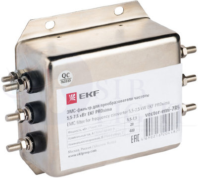ЭМС-фильтры для преобразователя частоты 0,75-1,5 кВт EKF vector-emi-1R5