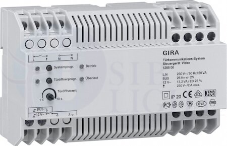 REG Источник питания для видеодомофона на DIN-рейку Gira 128800