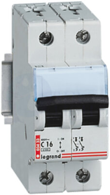 Автомат 2P 16А DX3-E (6 кА, C) Legrand 003433