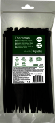 СТЯЖКА КАБЕЛЬНАЯ 200х4.8 ЧЁРНАЯ (100шт) Schneider Electric IMT46263