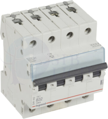 Автомат 4P 32А TX3 (10 кА, B) Legrand 403905