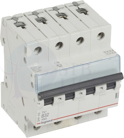 Автомат 4P 32А TX3 (10 кА, B) Legrand 403905