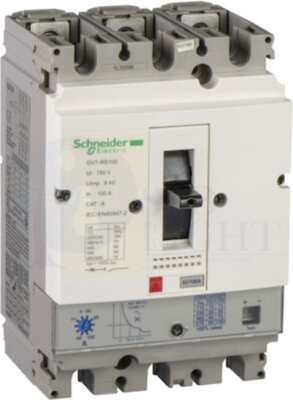 АВТОМАТИЧЕСКИЙ ВЫКЛЮЧАТЕЛЬ С КОМБИНИРОВАННЫМ РАСЦЕПИТЕЛЕМ 48-80А 36КА Schneider Electric GV7RE80