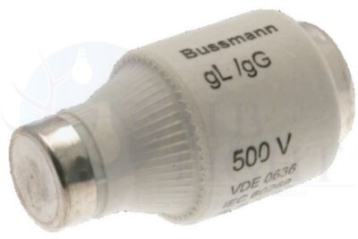 Предохранитель-D2 16A T GL/GG 500В AC, 16D27 EATON 16D27