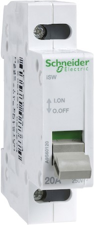 ВЫКЛЮЧАТЕЛЬ НАГРУЗКИ iSW 1П 20A Schneider Electric A9S60120